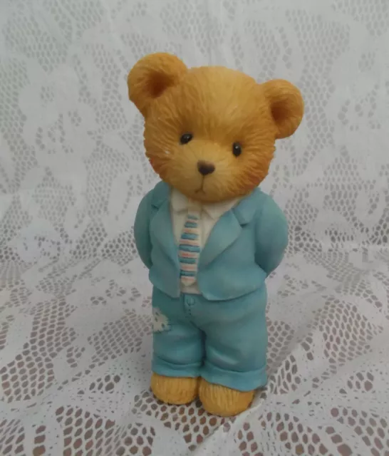 Enesco Cherished Teddies Father Dad Teddy Bear P Hillman Figurine Figure 1993