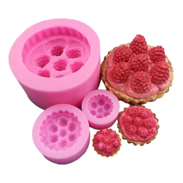 PRACTICAL SILICONES MOLD for Chocolate Raspberry Tarts Moulds Cake ...