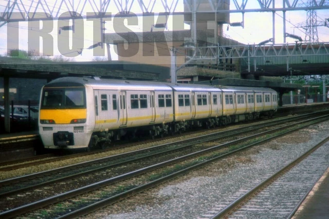 35MM SLIDE BR British Rail EMU Class 322 322485 1998 Stafford Original
