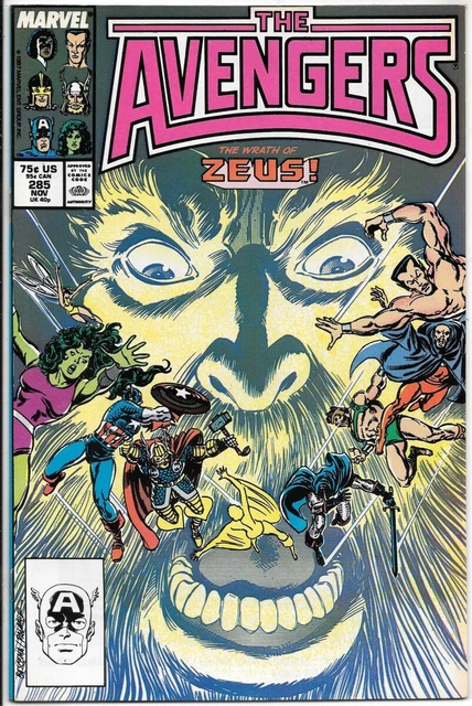 The Avengers Comic Book #285 Marvel Comics 1987 VERY FINE/NEAR MINT NEW UNREAD