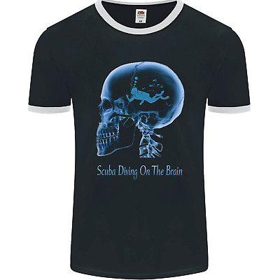 T-shirt da uomo Scuba Diving on the Brain Dive Dive FotoL