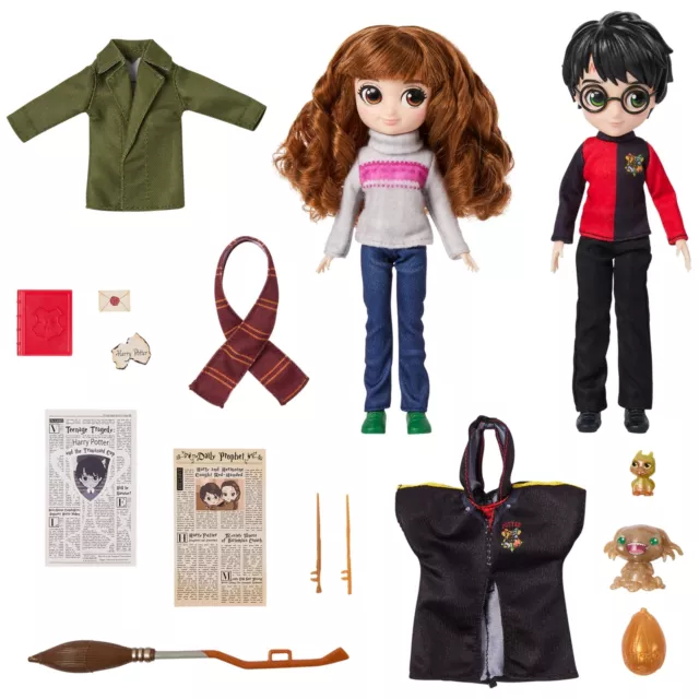 Wizarding World Harry Potter, 8-inch Harry Potter & Hermione Granger Dolls & ...