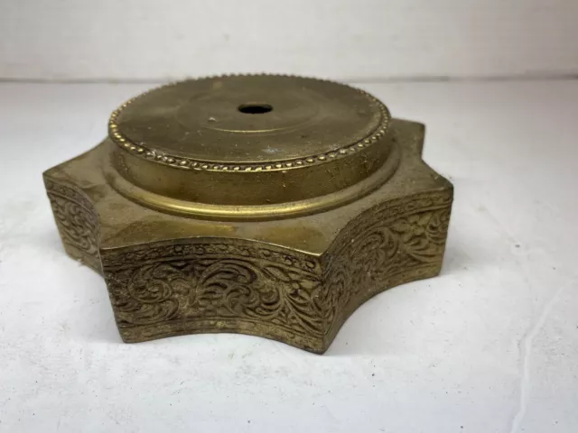 Vintage Brass Tone Lamp Base