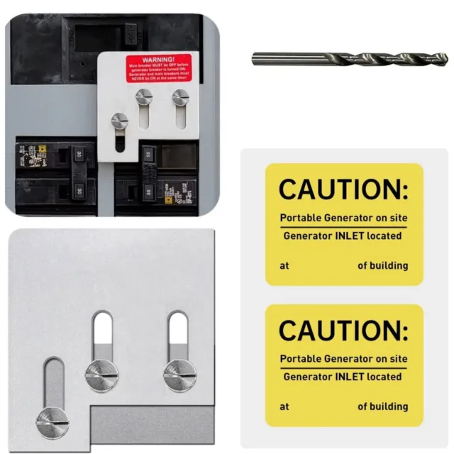 Generator Interlock Kit Compatible with Square D QO or Homeline 150 and 200 amp