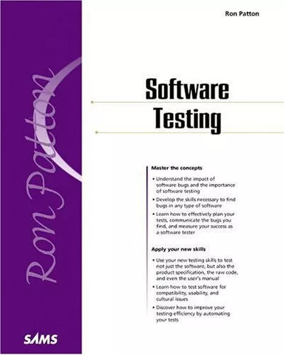 Software Testing by Patton, Ron Paperback Book The Cheap Fast Free Post