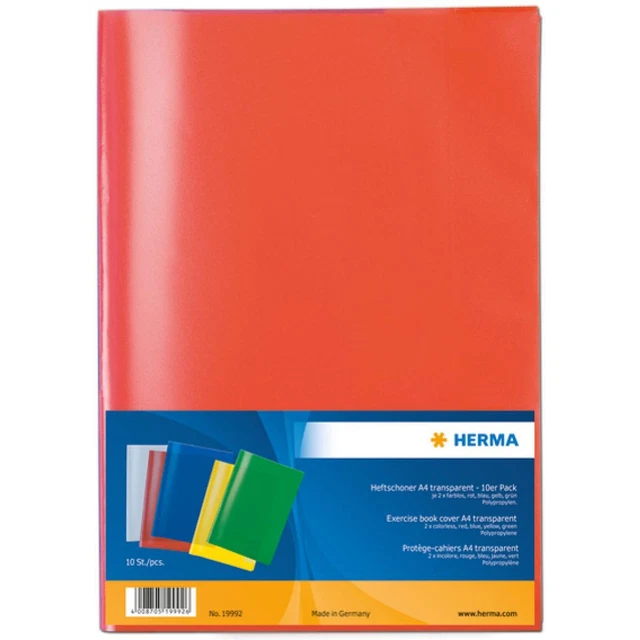 Heftschoner, DIN A4, aus PP, transparent-braun HERMA 7488 (4008705074889)