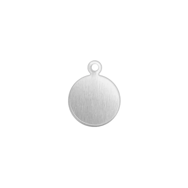 24 pc Small Circle Jewelry Tags, 3/8", Alkeme, Premium Metal Stamping Blanks