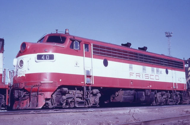 JL: Duplicate Slides (10) Misc SLSF FRISCO Diesel Locomotives