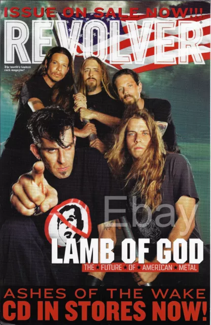 LAMB OF GOD - Ashes Of The Wake Promotional Poster 2004