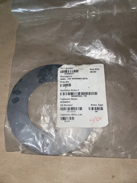 Alamo Top Bearing Seal 02956941 OEM