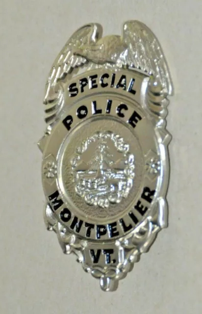 historisches Abzeichen Collector Police badge Special Police Montpelier VT. RAR