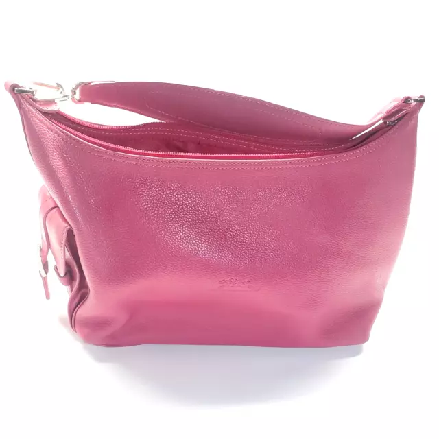 Vintage Longchamp Purse With Dust Cover Very Good Pink Original Dust Cover