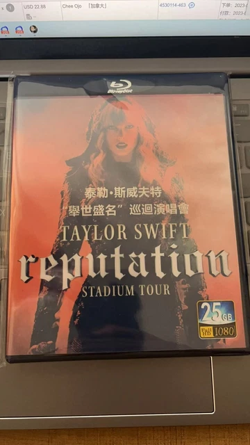 Taylor Swift ：Reputation stadium Tour:Concert 1-Disc All Region Blu-ray DVD