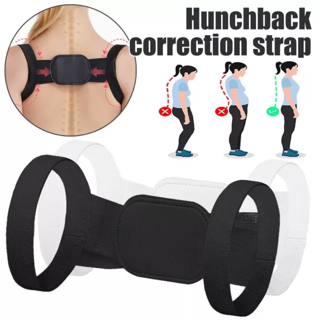 Posture Corrector Back Support Shoulder Brace Strap Correct Straight Correction