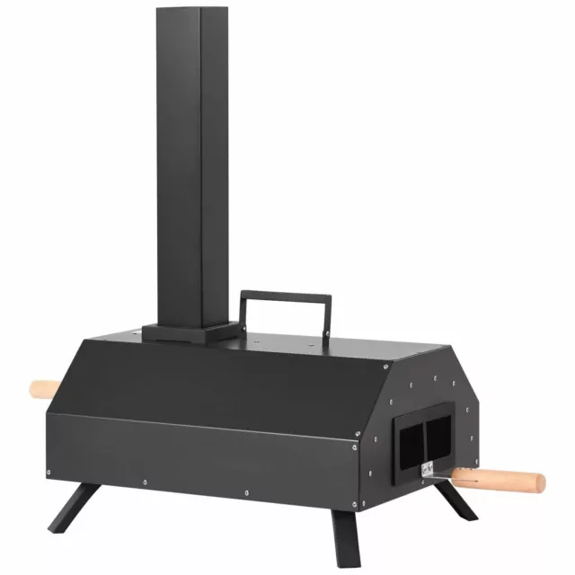 2023 Pizzaofen Pellet Pizzastein 11 Zoll Grillofen Edelstahl Backofen Outdoor