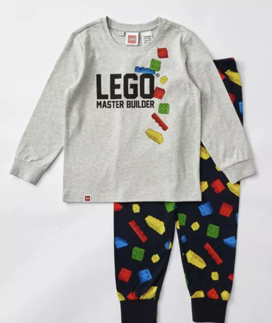 Unisex size 5 LEGO Master Builder midseason matching pyjamas Boys girls NEW 945