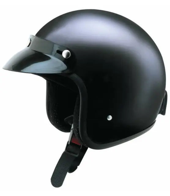 REDBIKE Casco Moto Jet Abierto Open face helmet Flat black HOMOLOGADO Negro Mate