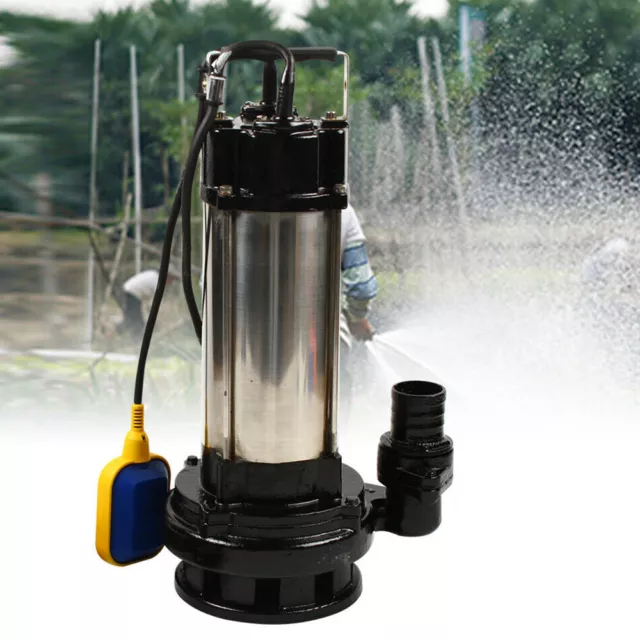 Pompa sommersa acque reflue scarico rifiuti sporchi pompa acqua con interruttore galleggiante 36000 L/H