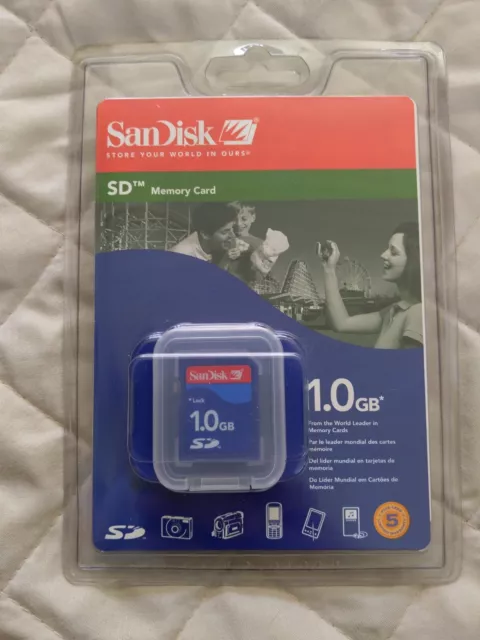 SanDisk 1 GB Secure Digital Card (SDSDB-1024-A10) NEW
