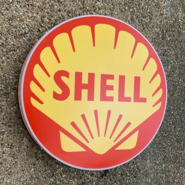 Shell 1961 Style Led Illuminated Light Box Garage Sign Gas Station Automobilia