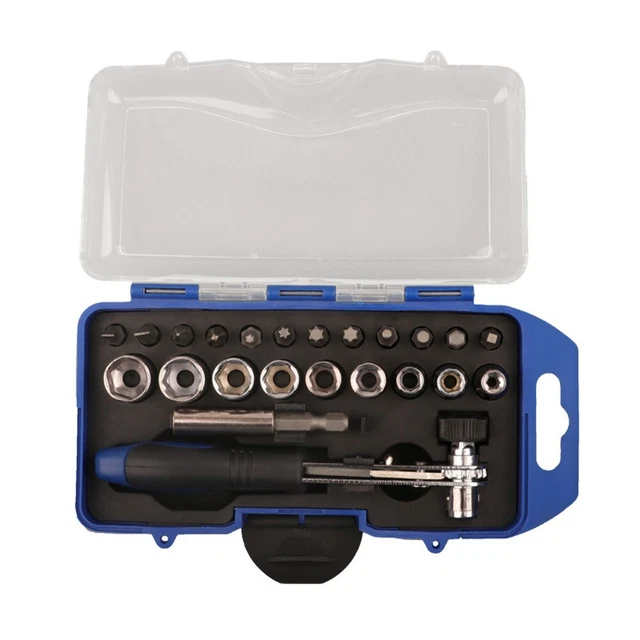 Mini tournevis précis avec interrupteur bits de tournevis 23 en 1 tige d'extens