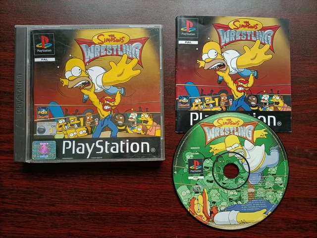 PS1 PLAYSTATION 1 PAL the simpsons wrestling EUR 72,90 - FR