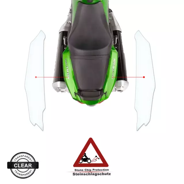 Lackschutzfolie passend für Kawasaki ZZR1400 / ZX14R 2012-2019 klar 2