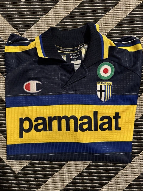 Champion - Maillot rétro de football de Parme de 1999-2000