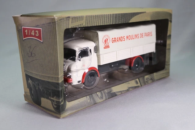 Camion Miniature IXO 1/43 - Latil H14A/H16A Plateau Bâché De 1957 - Occasion