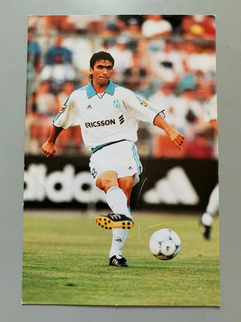 Carte Postale Vintage OM Olympique De Marseille 2001-2002 - Jean-Charles Trouabal