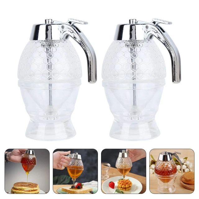 BIKALAN Set di bottiglie di aceto e olio, dispenser per sciroppi di caffè, dispenser di olio