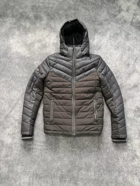 SUPERDRY MEN S WINTER Jacket Fuji Tweed Anthracite M50000GR Q00 122.58 PicClick UK