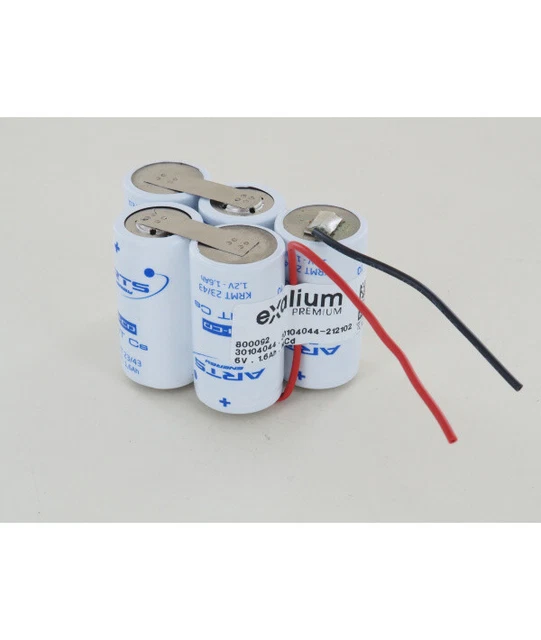Batterie Saft 4.8V 1.6Ah - Référence 4VNTCs 781548, Type NiCd, Neuve Sous Emballage