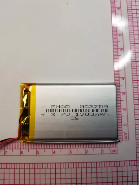 LiPo Li litio batteria ricaricabile orologio ricambi RC 3.7V 3,7V 1300mAh GPS