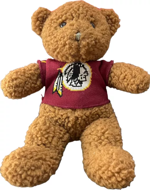 Roxbury Brown Teddy Bear Redskins Plush