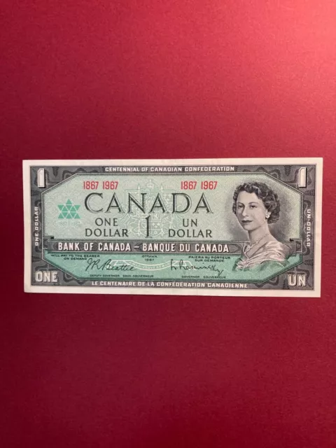 1967 Canada One Dollar Banknote  No Serial  #  Circulated