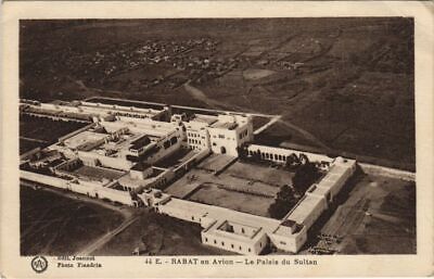 CPA ak rabat-rabat by plane - the palace of the sultan morocco (1082993)