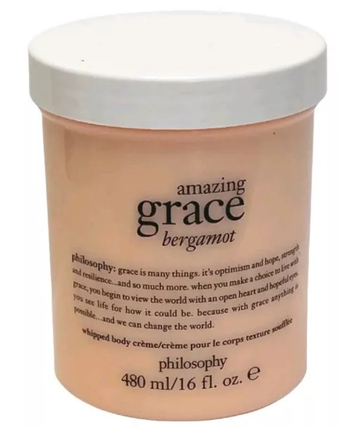 Philosophy Amazing Grace Bergamot Whipped Body Creme 16 oz. ~ NEW