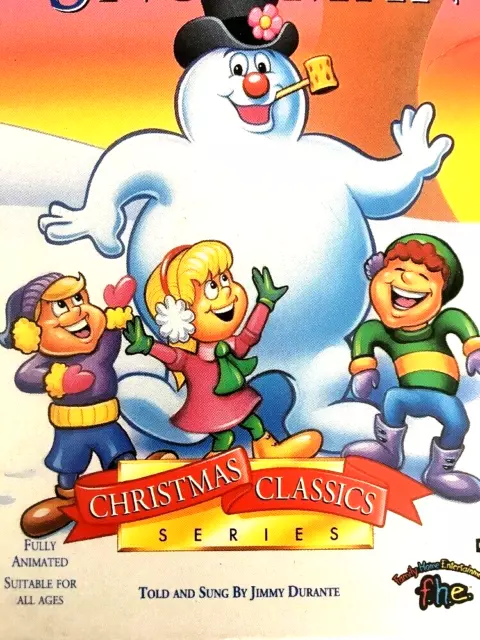 FROSTY THE SNOWMAN VHS Tape Christmas Classics Series Durante Vintage ...