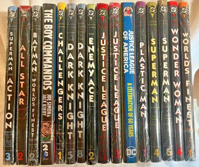 DC ARCHIVE EDITIONS & Other Hardcovers - BRAND NEW SEALED - SILVER & GOLDEN AGE