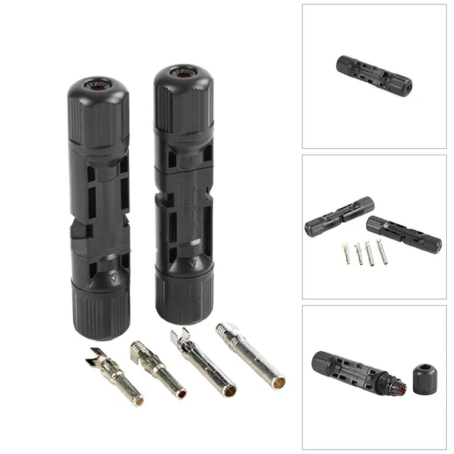 Photovoltaic Connector Solar Panel Connector Male And Female Plug Replacement