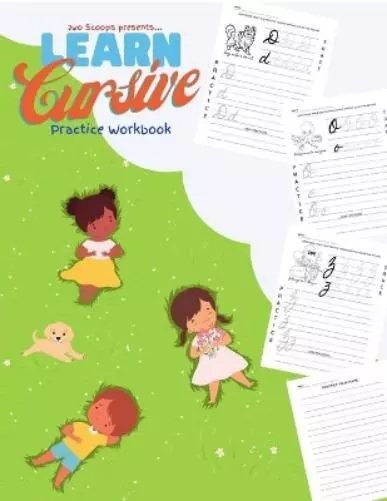 2wo Scoops Published Learn Cursive Practice Workbook (Poche)