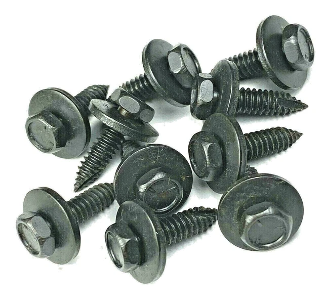 #10-24 X 3/4 Dash Trim Hex Screw with Loose Washer For Mopar (Qty 10) #981