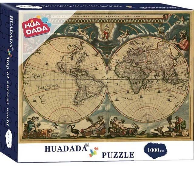 HUADADA 1000 PCS jigsaw puzzle Map Of Ancient World £6.50 PicClick UK
