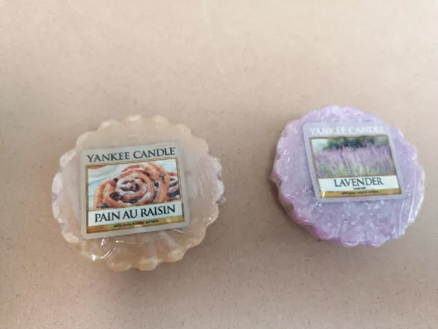 Yankee Kerzenwachskuchen 22g - Lavendel und Pain Au Rosine