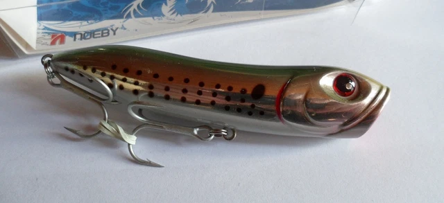Leurre Popper Noeby 10 Cm 17 G - Pour Pêche En Mer En Surface