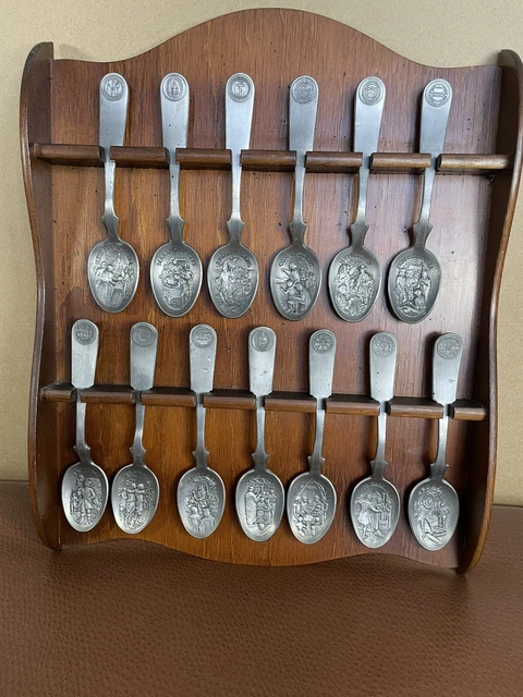 Franklin Mint Pewter Spoon Collection “The American Colonies” (1975)
