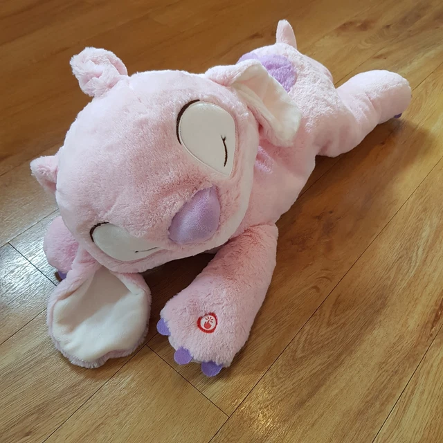 DISNEY LILO AND Stitch Angel Sleeping Light Up Soft Toy Plush Primark