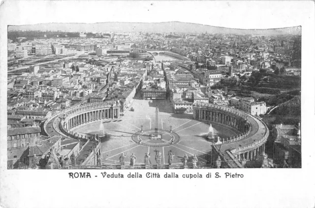 BR93266 roma veduta della citta dalla cupola di s pietro italy