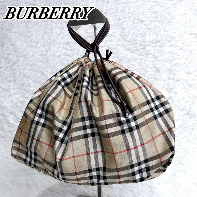 【関税＆送料込み】Burberry Ll Small Drawstring Purse 関税＆送料込み】Burberry Ll Small Drawstring Purse